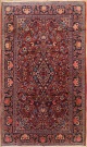R8377 Antique Handmade Persian Kashan Carpet