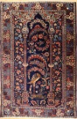 R6952 Antique Kashan Rug
