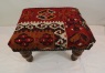 R5385 Antique Kilim Covered Footstools