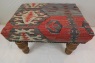 R7432 Antique Kilim Covered Footstools