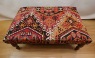 R5966 Antique Kilim Covered Ottoman Tables