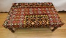 R4739 Antique Kilim Ottoman Stool Table