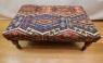R4739 Antique Kilim Ottoman Stool Table