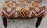 FS986 Antique Kilim Stool