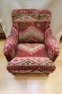 R6069 Antique Kilim Upholstered Chair