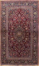 R9318 Antique Persian Kashan Rug