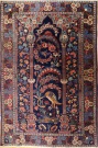 R6011 Antique Persian Kashan Rug