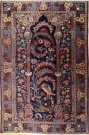 R6011 Antique Persian Kashan Rug