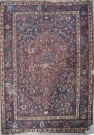 R5744 Antique Persian Qashqai Carpet