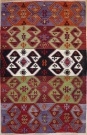 R7814 Antique Turkish Emirdag Kilim Rug