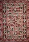R4167 Antique Turkish Esme Kilim Rug