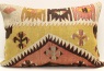 D46 Antique Turkish Kilim Pillow Cover