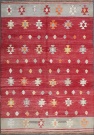 R7495 Antique Turkish Koprubasi Kilim Rug