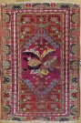 R3208 Antique Turkish Mujur Rug