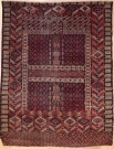 R7566 Antique Turkmenistan Ensi Rug