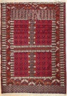 R5541 Antique Turkmenistan Ensi Rug