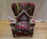R9332 Antique Wing Kilim Chair