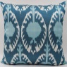 Blue Ikat Silk Cushion Pillow Covers-i167