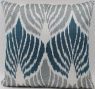 Blue Silk Ikat Cushion Covers - i196