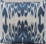 Blue Silk Ikat Cushion Covers - i198