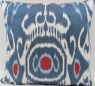 Blue Silk Ikat Cushion Covers - i203