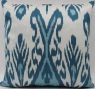 Blue Silk Ikat Cushion Covers - i192