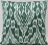 Green Silk Ikat Pillow Cover - i263