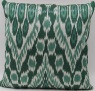 Green Silk Ikat Pillow Covers - i228