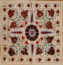 R4878 Handmade Silk Suzani Wall Hanging