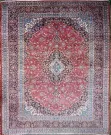 R6950 Vintage Kashan Persian Carpet