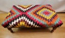 R5968 Large Kilim Ottoman Stool Tables