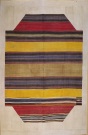 R3614 Modern design kilim patchwork rug 