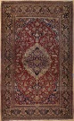 R8599 Persian Handmade Antique Isfahan Rug