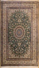 R8279 Persian Silk and Wool Nain Carpet
