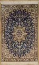 R9032 Persian Silk and Wool Nain Rugs