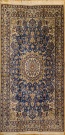 R5842 Persian Silk and wool Nain Rugs