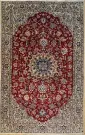 R8469 Persian Silk and Wool Nain Rugs