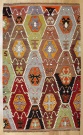 R8217 Rug Store Vintage Turkish Barak Kilim Rugs