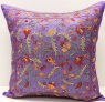 C19 Silk Suzani Cushion Cover