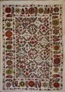 R4886 Silk Suzani Embroidery Rug