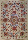 R4888 Silk Suzani Embroidery Wall Hanging Rugs