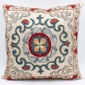 C60 Silk Suzani Pillow Cover