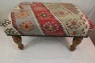 R5272 Turkish Kilim Footstool