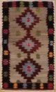 R4323 Turkish Old Mut Kilim  Rug