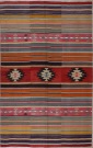 R6839 Vintage Cal Turkish Kelim Rug