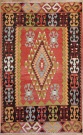 R6333 Vintage Cal Turkish Kilim