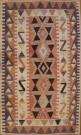 R6883 Vintage Kayseri Turkish Kilim Rug