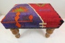 R7012 Vintage Kilim Footstools