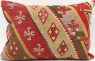 D444 Vintage Kilim Lumbar Pillow Cover
