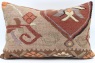 D482 Vintage Kilim Lumbar Pillow Cover